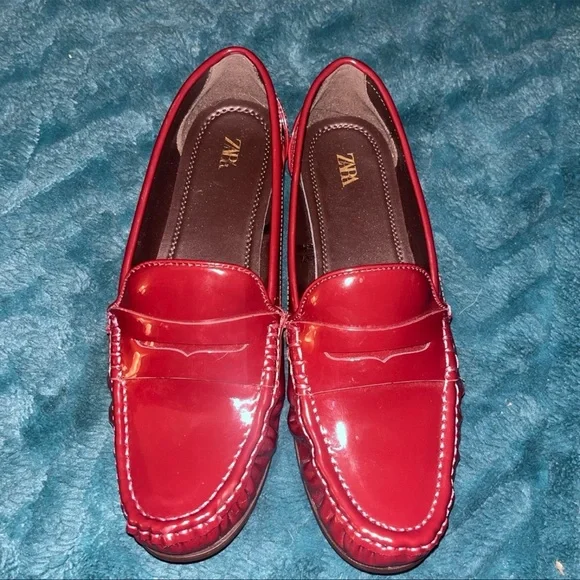 Zara Red Shoes - Picture 4 of 5